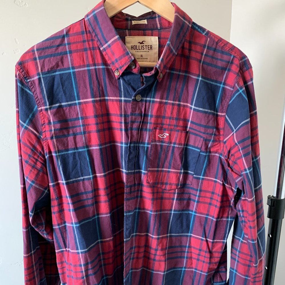 Hollister Stretch Lightweight Flannel